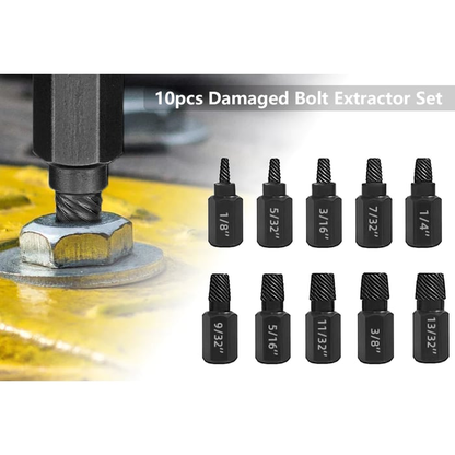 10PCS Broken Screw Remover Kit