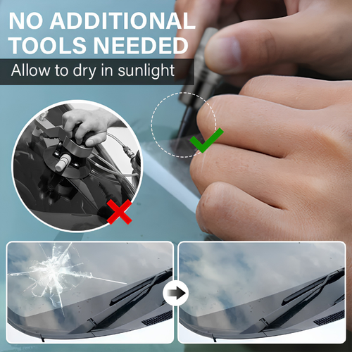 HOOVER GlassFix — Windshield Chip & Crack Repair Kit